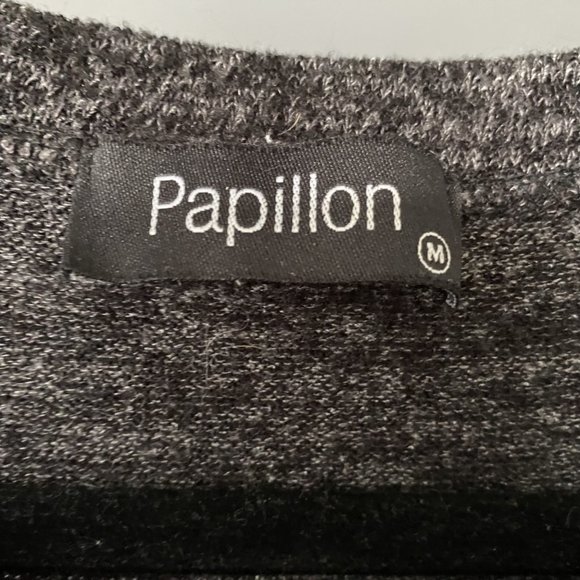 Red Plaid and Charcoal Grey Sweater Size M - Picture 4 of 8